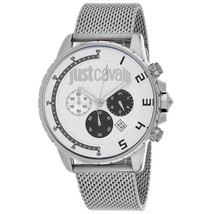 Just Cavalli Men&#39;s Sport White Dial Watch - JC1G063M0255 - £85.50 GBP