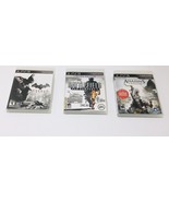 Lot of 3 Sony Playstation 3 Video Games PS3 Batman Battlefied Assassin&#39;s... - $18.99