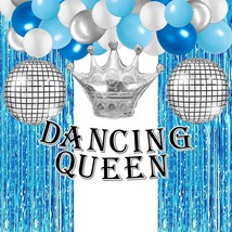 Dancing Queen Birthday Party Decorations For Girl, Mamma Mia Party Decorations W - $25.99