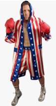 American Flag Boxing Costume - Everything Included - USA Robe - American... - £22.46 GBP