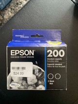 Epson 200 2PK Ink Cartridges - Black (T200120-D2) - EXP 03/2023 - £12.63 GBP