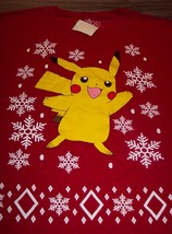 Nintendo Pokemon Pikachu Christmas T-Shirt Big And Tall 4XB New w/ Tag - £19.46 GBP