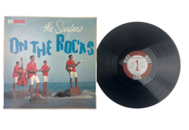 Vintage 1959 The Surfers On The Rocks Vinyl Record Album No. 408 Hawaiiana Surf - £13.97 GBP