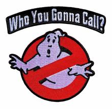 Ghostbusters Who You Gonna Call Patch (2pc Bundle Iron on Sew on -GB4) - £10.79 GBP