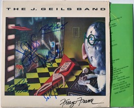 J. GEILS BAND - FREEZE FRAME ALBUM SIGNED X5 - Peter Wolf, J. Geils, Mag... - $329.00
