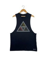 Under Armour Project Rock Tank Top Mens L Black Mana Muscle Workout Gym ... - $29.69