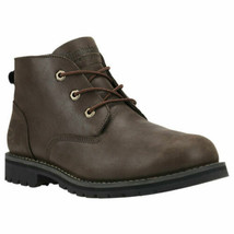 TIMBERLAND MEN&#39;S LARCHMONT WATERPROOF CHUKKA BOOTS DARK BROWN FULL-GRAIN... - £90.85 GBP