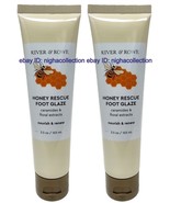 2Pk RIVER &amp; ROWE HONEY RESCUE FOOT GLAZE CERAMIDES FLORAL EXTRACTS NOURI... - $30.55 CAD
