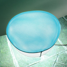 OLUCE By Francesco Rota LED Floor Lamp Pill-Low White Blue Size 22&quot; X 13&quot; - £294.77 GBP