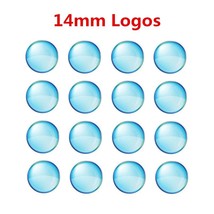 50pcs/100pcs 14mm Diameter Universal Epoxy Resin Crystal Logo for KEYDIY/VVDI Re - £63.15 GBP