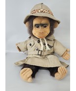 Vintage 1995 Hosung Monkey Hand Puppet RAINFOREST CAFE with Safari Outfit  - $32.62
