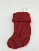 NWT! Red Holiday Monogrammed Cable Knit Christmas Stocking Initial LETTER X - 8” - £9.47 GBP
