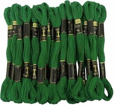 Anchor Thread Stranded Cotton Skiens Embroidery Hand  Green 8m 25 Pcs - £9.46 GBP