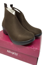 Alegria Nadya Women's Mocha Fleece Booties EU 40 NIB - $43.69