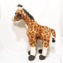 Giraffe Standing Stuffed Animal Plush   17&quot; tall Brown Tan The Petting Zoo 2021 - £14.69 GBP