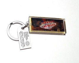 Fabulous LAS VEGAS Nevada Solar Powered Lighted Jerry Plastic Keyring Ke... - £6.19 GBP