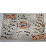 Vintage Joseph Zaplin &amp; Co. Watchmaker Supplier Mailer Brochure Watches ... - $565.28 MXN
