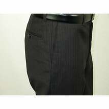 Men's Suit Wool Cashmere Georgio Cosani Two Buttons 910-04 Gray Pinstripe image 11