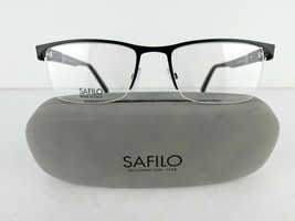 SAFILO SA-1081 (PDC) Satin Matt Black 54 x 19 145 mm Eyeglass Frames Eyewear - £33.38 GBP