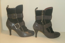 Modern Vintage NOAH Black Soft Suede Leather Boots 35.5/5.5 US New - $79.19