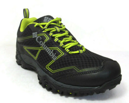 Columbia Pine Bluff Men&#39;s Black Waterproof Trail Hiking Shoes Sz 8 #YM53... - $98.99