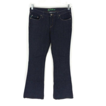 Grass Womens Flare Jeans Blue Stretch Pockets Dark Wash Denim 29 - £29.21 GBP