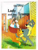 Walt Disney Lady &amp; the Tramp Picture Book Hardback Classic Series 1986 V... - $12.19