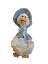 Mother Goose Blue Animated Read Along Plush Nursery Rhymes Books Are Fun - £13.36 GBP