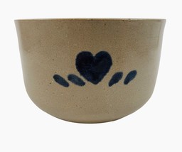 Heart Studio Art Pottery Fruit Bowl Artisian Home Decor Collectible Signed - £13.98 GBP