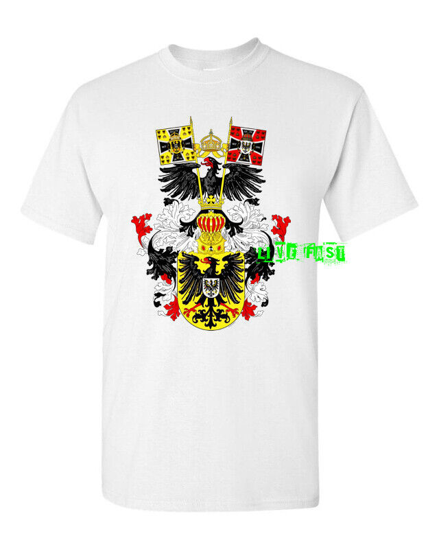 GOTT MIT UNS T SHIRT german eagle iron cross imperial germany ww1 kaiser deutsch