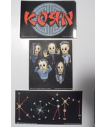Korn 2001 Giant Licensed Stickers 3 Brand Imports  - $7.75