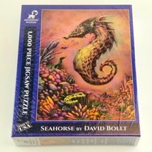 Jigsaw Puzzle 1000 Piece Seahorse David Bollt Moondog 2020 New Sealed - $19.99