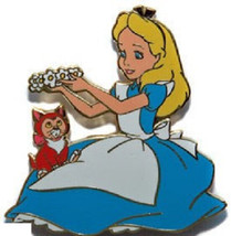 Disney Alice in Wonderland with Dinah the Cat Disneyland Resort Paris pin - £38.93 GBP