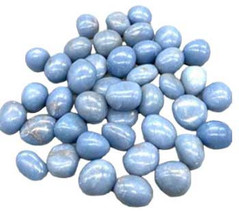 1 Lb Angelite Tumbled Stones - £58.02 GBP