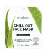 AVATARA UNSCENTED CHILL OUT FACE MASK FOR STRESSED SKIN, SINGLE USE - $5.79