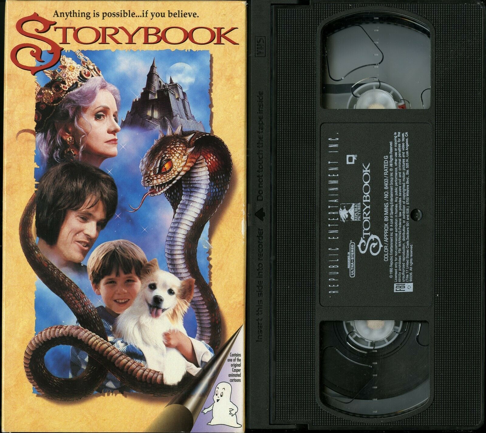 Primary image for STORYBOOK VHS SWOOSIE KURTZ RICHARD MOLL JAMES DOOHAN REPUBLIC VIDEO TESTED