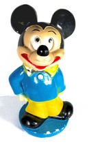 Mickey Mouse Standing Bank Figurine 11&quot; Tall Chalkware Bank (Circa 1960&#39;s) - £14.53 GBP