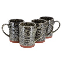 Gibson Home Terra Bella 4 Piece 18.5 Ounce Terracota Mug Set in Peacock ... - $80.99