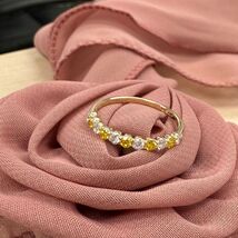 0.50 TCW Round Brilliant Cut Lab Grown Diamond Wedding Band 14k Yellow Gold - $399.11