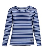 BEACHCOMBERS ~ MEDIUM ~ Blue &amp; White Stripe ~ Swimming Top ~ Rash Guard ... - $30.00