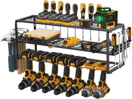 Power Tool Organizer, Garage Organization With 7 Drill Holders, Spampur Tool - £49.45 GBP