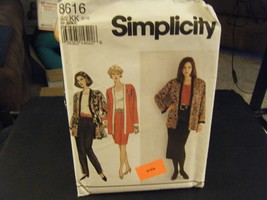 Simplicity 8616 Misses Skirt, Pants, Top &amp; Unlined Jacket Pattern - Size 8-14 - £8.41 GBP