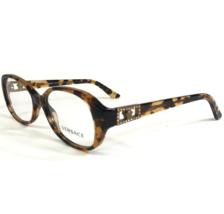 Versace Eyeglasses Frames MOD.3179-B 998 Tortoise Rectangular Crystals 52-16-135 - $88.61