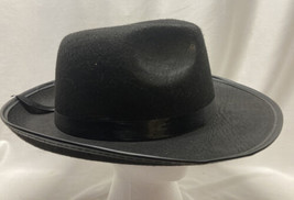 Cosplay Black Fedora w/Black Ribbon Halloween - $14.99