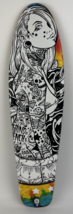 Penny Style Wood Cruiser Skateboard Deck / Griptape Grind Tattoo Girl 23... - $29.69