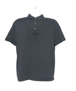 Michael Michael Kors Mens Polo Size Large Solid Black Short Sleeve Casual - £23.22 GBP
