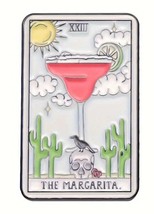 Tarot Card Enamel Pin - “The Margarita” Funny Humorous Tarot Card Pin - New - $4.99