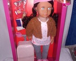 Our Generation Lisandra &amp; Rolling Luggage 18&quot; Travel Doll New - $38.49
