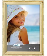 5x7 Gold Picture Frame Beautifully Detailed Molding Contemporary Picture... - £17.45 GBP
