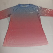 Columbia PFG Long Sleeve T-Shirt Men's Blue & Red Size X-Small FL0079 image 9